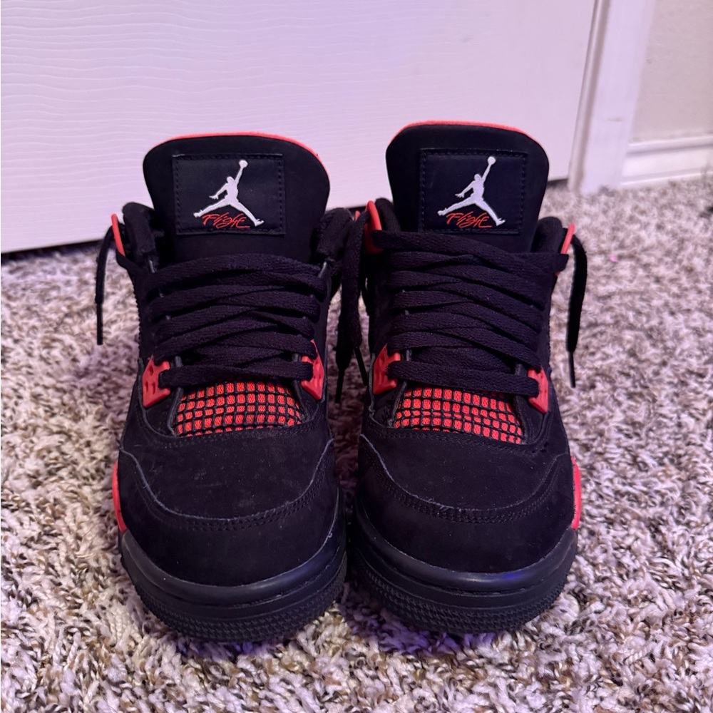 Kids Black and Red Sneakers